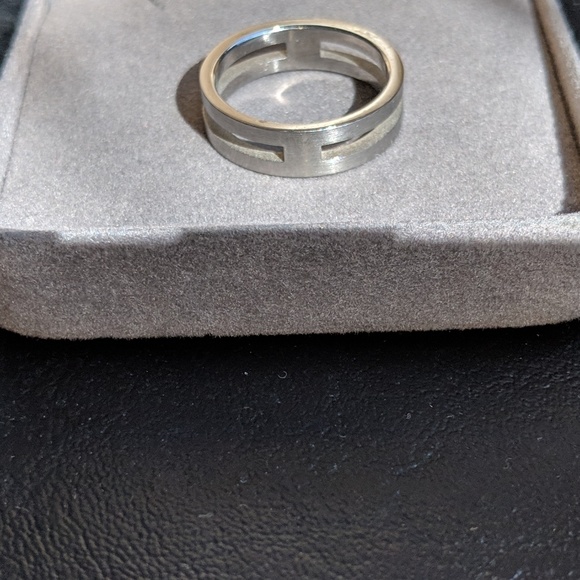 Other - Designer 2 Layer Silver Metal Ring Other - Designer 2 Layer Silver Metal Ring